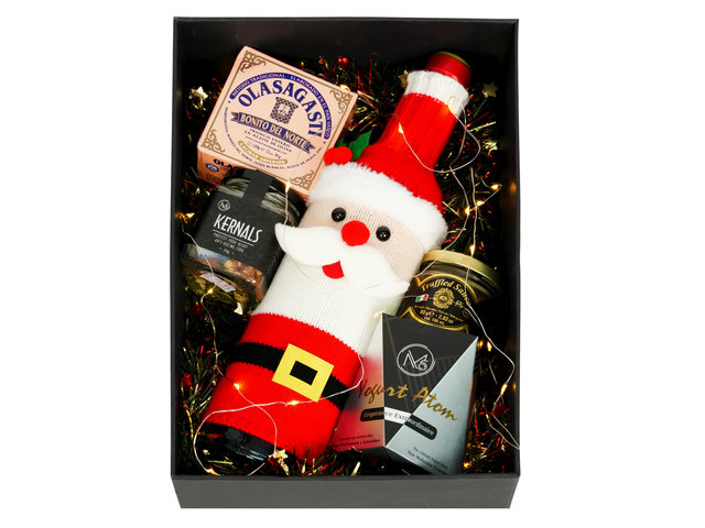 Hamper A5 Board - Xmas Winter Starry Night Wine Gift Hamper FH303 - XH1013A4 Photo